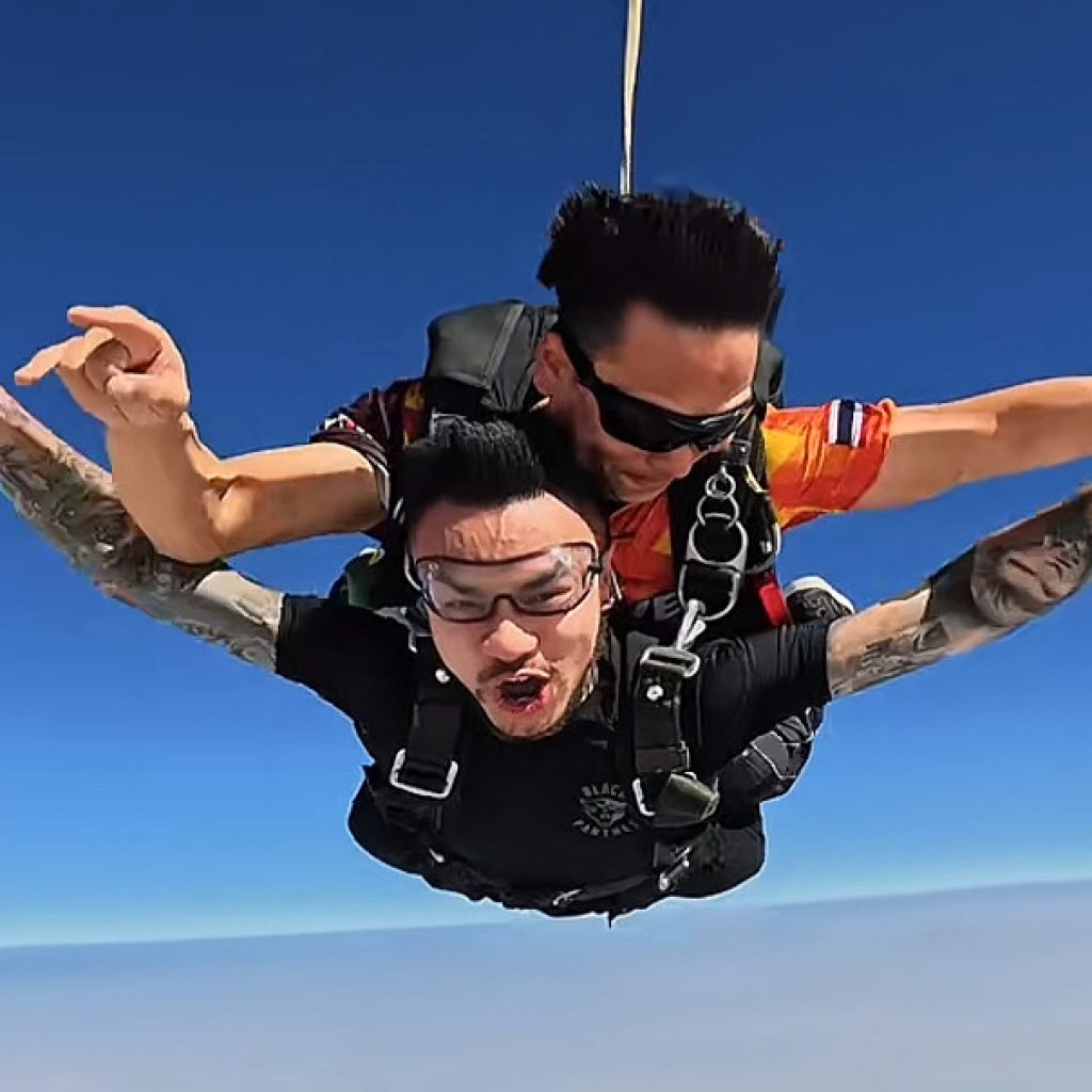 Tandem Skydiving Experience Over Chiang Mai
