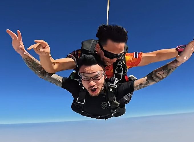 Tandem Skydiving Experience Over Chiang Mai