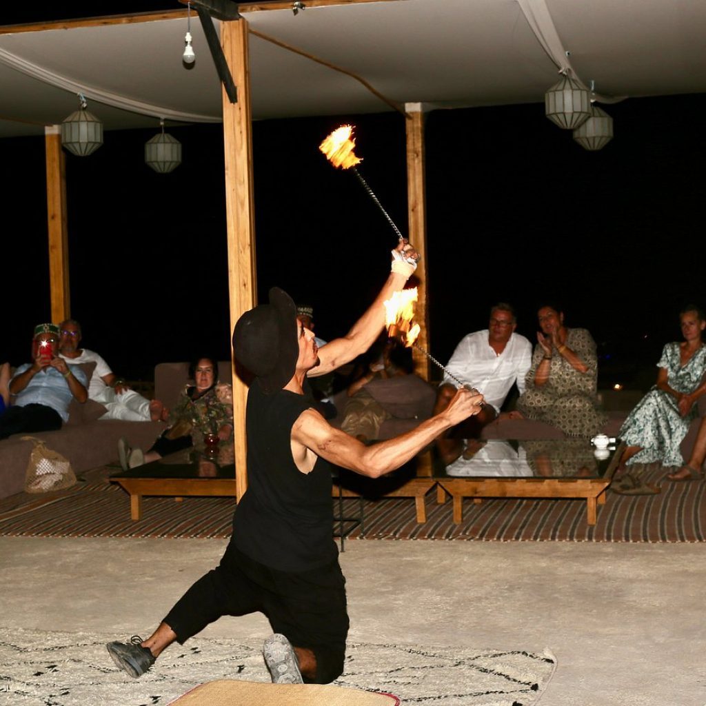 Dinner show in the Agafay Desert
