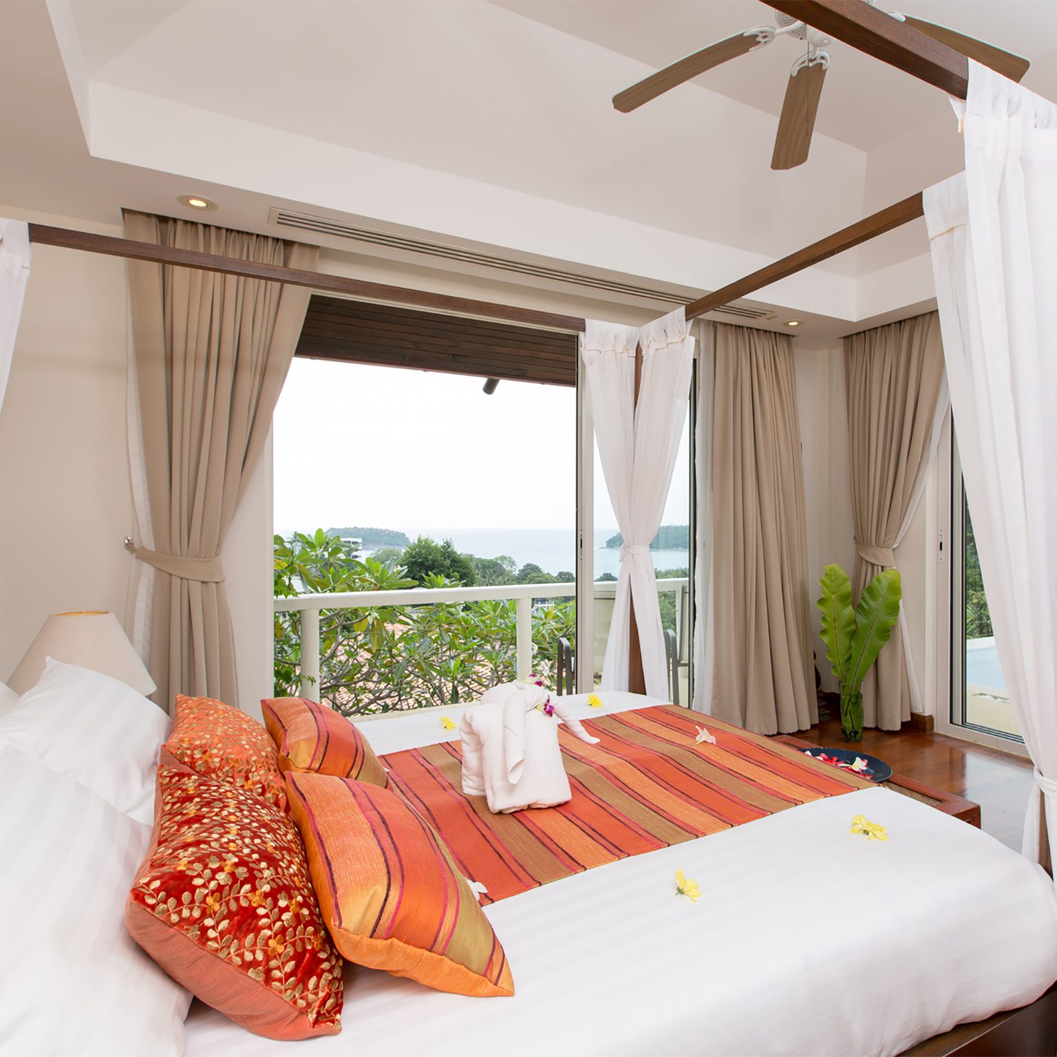 7. Villa Kata Moon – Master bedroom seaview