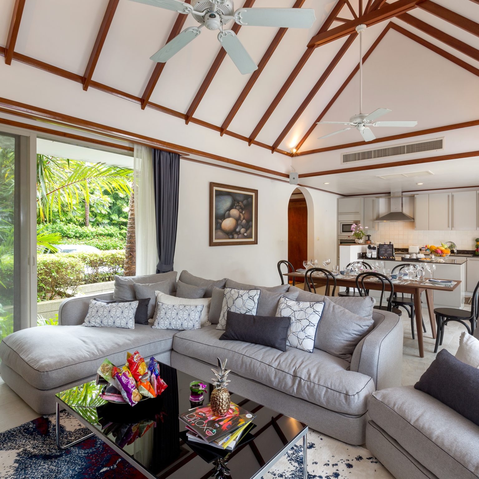 Villa Makata 1 – Living area design