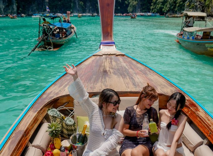 Sunset Longtail Boat 4 Islands Krabi